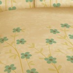 Спален комплект "Silhouette Leaf Blue", двулицев