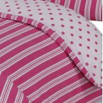 Спален комплект "Stripe-Spot Pink" - двулицев